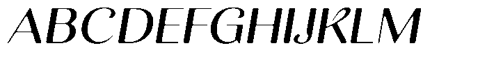 Kastien Soft Medium Semi Expanded Italic Font UPPERCASE