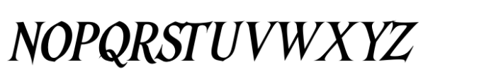 Kastroz Italic Font LOWERCASE