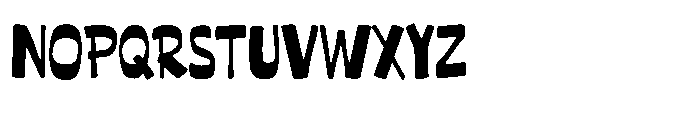 Katales Broken Font LOWERCASE