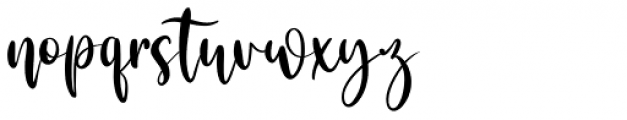 Kataleya Regular Font LOWERCASE