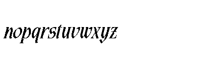 Katalis Seraph Font LOWERCASE