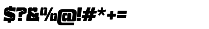 Katalyst Typeface Oblique Font OTHER CHARS