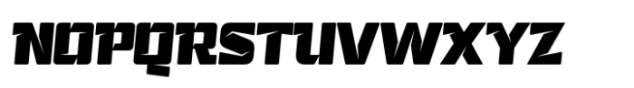 Katalyst Typeface Oblique Font UPPERCASE