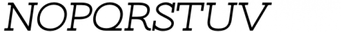 Kate Slab Pro Expanded 500 Medium Italic Font UPPERCASE