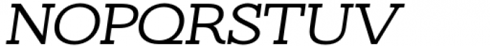 Kate Slab Pro Expanded 600 Semi Bold Italic Font UPPERCASE
