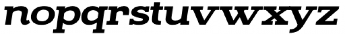 Kate Slab Pro Expanded 800 Extra Bold Italic Font LOWERCASE
