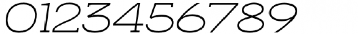 Kate Slab Pro Ultra Expanded 350 Semi Light Italic Font OTHER CHARS