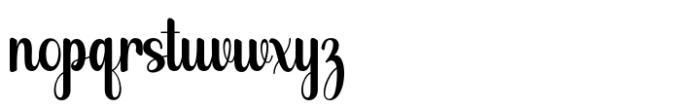 Katelyn script Font LOWERCASE