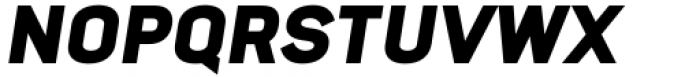 Katerina Alt Black Oblique Font UPPERCASE