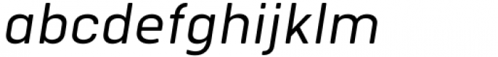 Katerina P Rounded Regular Oblique Font LOWERCASE
