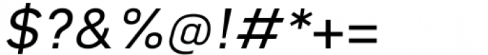 Katerina Regular Oblique Font OTHER CHARS