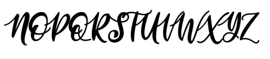 Kathira Font UPPERCASE