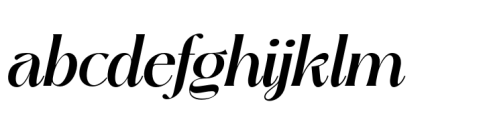 Kathy Style Italic Font LOWERCASE