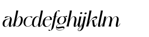 Kathy Style Light Italic Font LOWERCASE