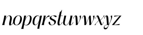 Kathy Style Light Italic Font LOWERCASE