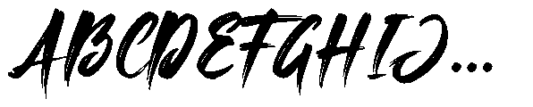 Katighe Font UPPERCASE