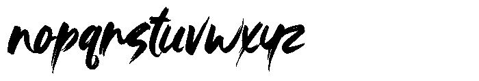 Katighe Font LOWERCASE