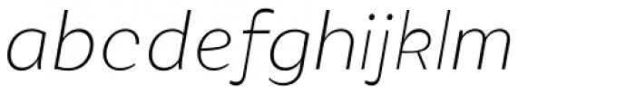 Katlynne One Thin Pos Italic Font LOWERCASE