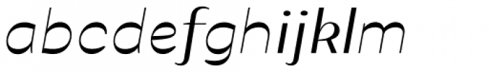 Katlynne Three Light Neg Italic Font LOWERCASE