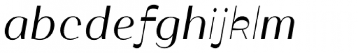 Katlynne Three Light Pos Italic Font LOWERCASE