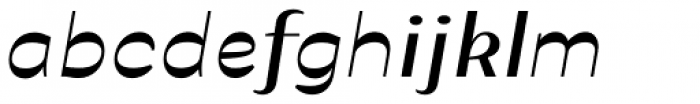 Katlynne Three Regular Neg Italic Font LOWERCASE