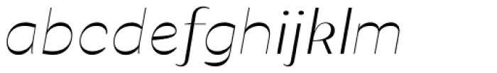 Katlynne Three Thin Neg Italic Font LOWERCASE