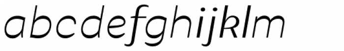 Katlynne Two Light Neg Italic Font LOWERCASE