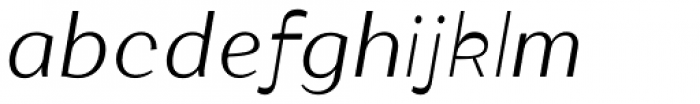 Katlynne Two Light Pos Italic Font LOWERCASE