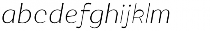 Katlynne Two Thin Pos Italic Font LOWERCASE