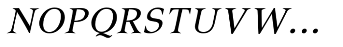 Katsoulidis Std Italic Font UPPERCASE