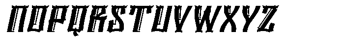 Katsuha Italic Font UPPERCASE
