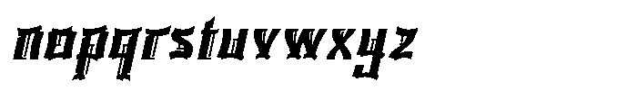 Katsuha Italic Font LOWERCASE