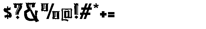 Katsuha Regular Font OTHER CHARS
