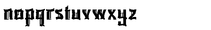 Katsuha Regular Font LOWERCASE