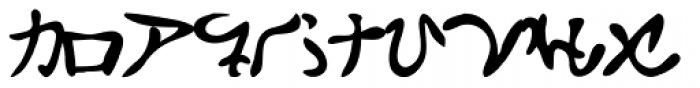 Katsuji Tai Bold Font UPPERCASE