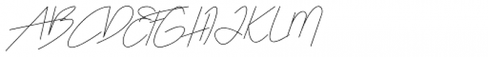 Katty Signature Regular Font UPPERCASE