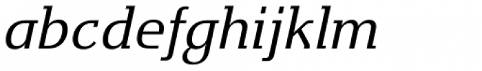 Kaunos Regular Italic Font LOWERCASE