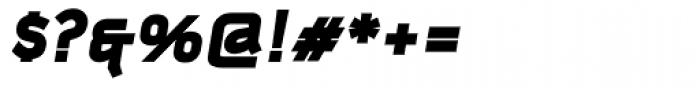 Kautiva Black Italic Font OTHER CHARS