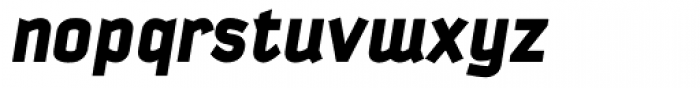Kautiva Black Italic Font LOWERCASE