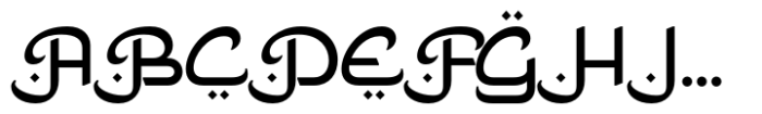 Kautsar Font UPPERCASE