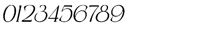 Kaviera Italic Font OTHER CHARS