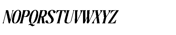 Kavital Mindset Italic Font UPPERCASE