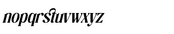 Kavital Mindset Italic Font LOWERCASE
