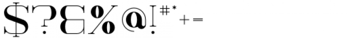 Kavo Serif Light Font OTHER CHARS