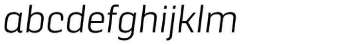 Kawak Light Italic Font LOWERCASE