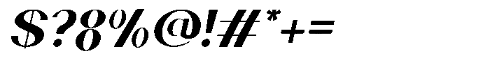 Kaweni Italic Font OTHER CHARS