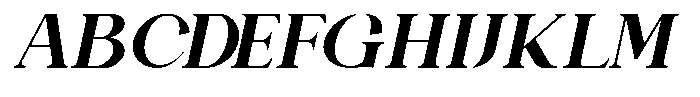 Kaweni Italic Font UPPERCASE