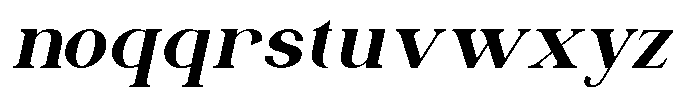 Kaweni Italic Font LOWERCASE