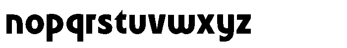 Kawper Medium Font LOWERCASE
