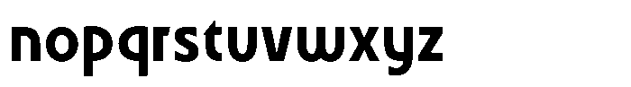 Kawper Regular Font LOWERCASE